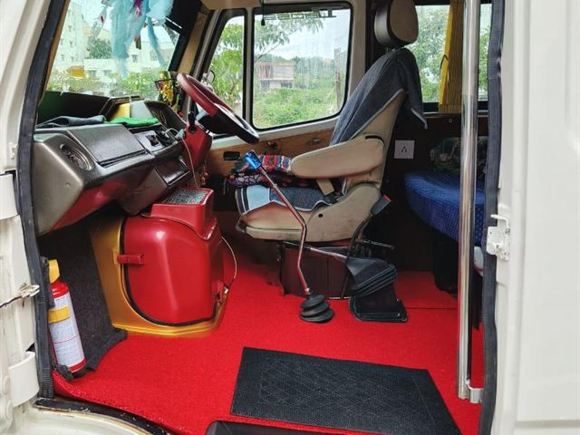 13 seater Tempo Traveller – driver cabin