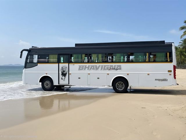 49 seater bus – side profile